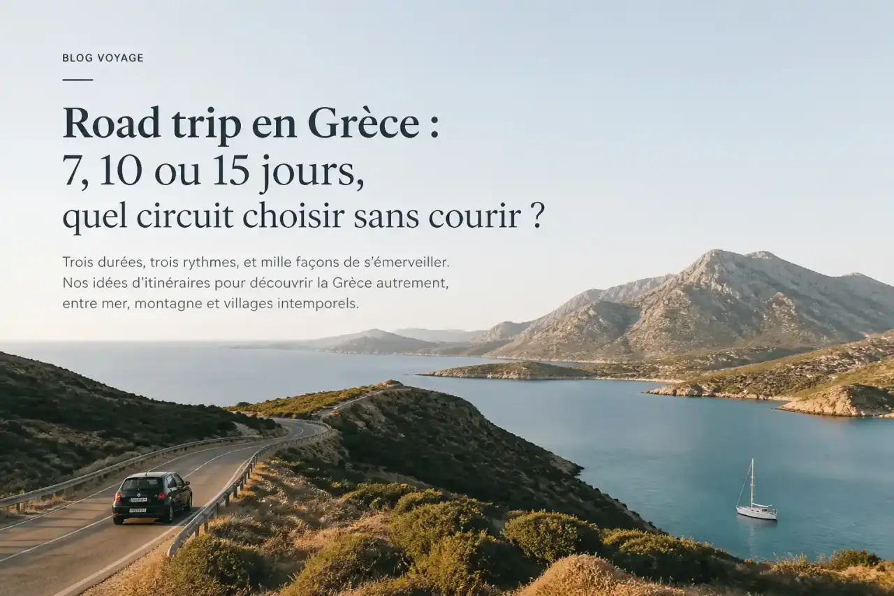 Road trip en Grèce : 7, 10 ou 15 jours, quel circuit choisir sans courir ?