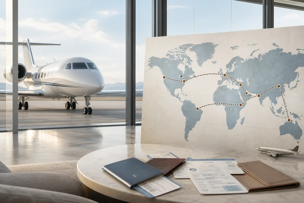 Avion privé ou billet tour du monde : 24 jours, 9 escales pour choisir la bonne formule