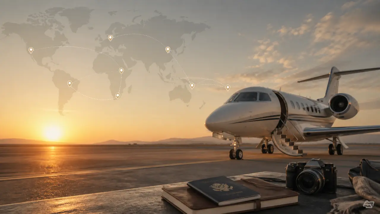 Tour du monde en 21 jours : 9 escales, avion privé et budget à prévoir