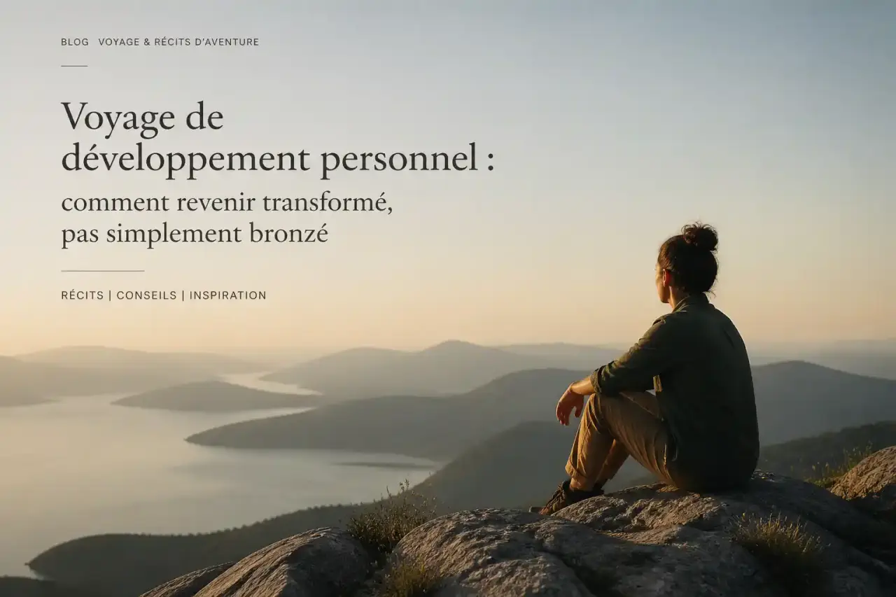 Voyage de développement personnel : comment revenir transformé, pas simplement bronzé